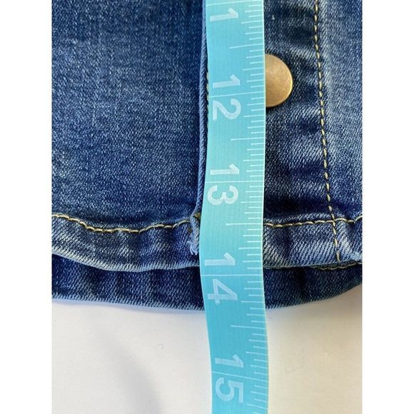 Altar'd State A-Line‎ Denim Skirt Size XS Blue Button Front Casual - Picture 12 of 12